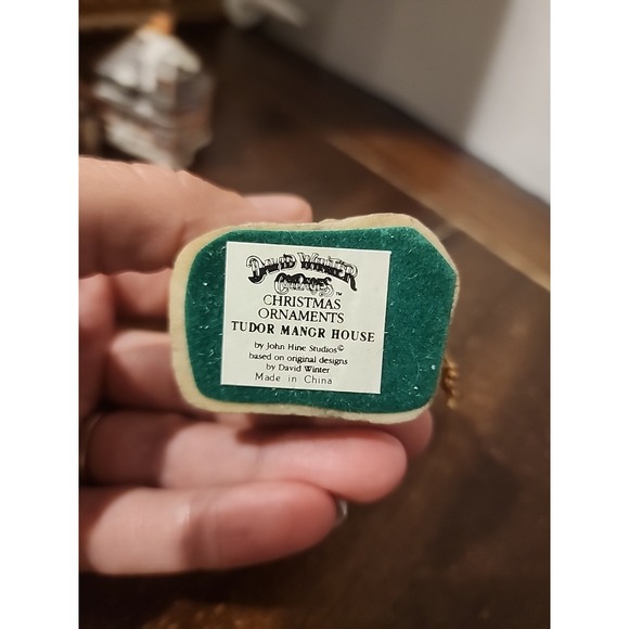 Lot David Winter Cottages Christmas Ornaments Tudor Fairytale Freds Castle - Picture 7 of 13